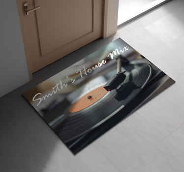 Vinyl With Name Entrance Floor Mat - TenStickers