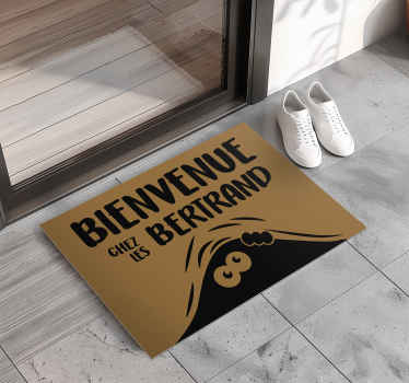 Tapis vinyle entrée chiffre imminent - TenStickers