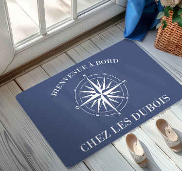 Tapis vinyle entrée bienvenue à bord - TenStickers