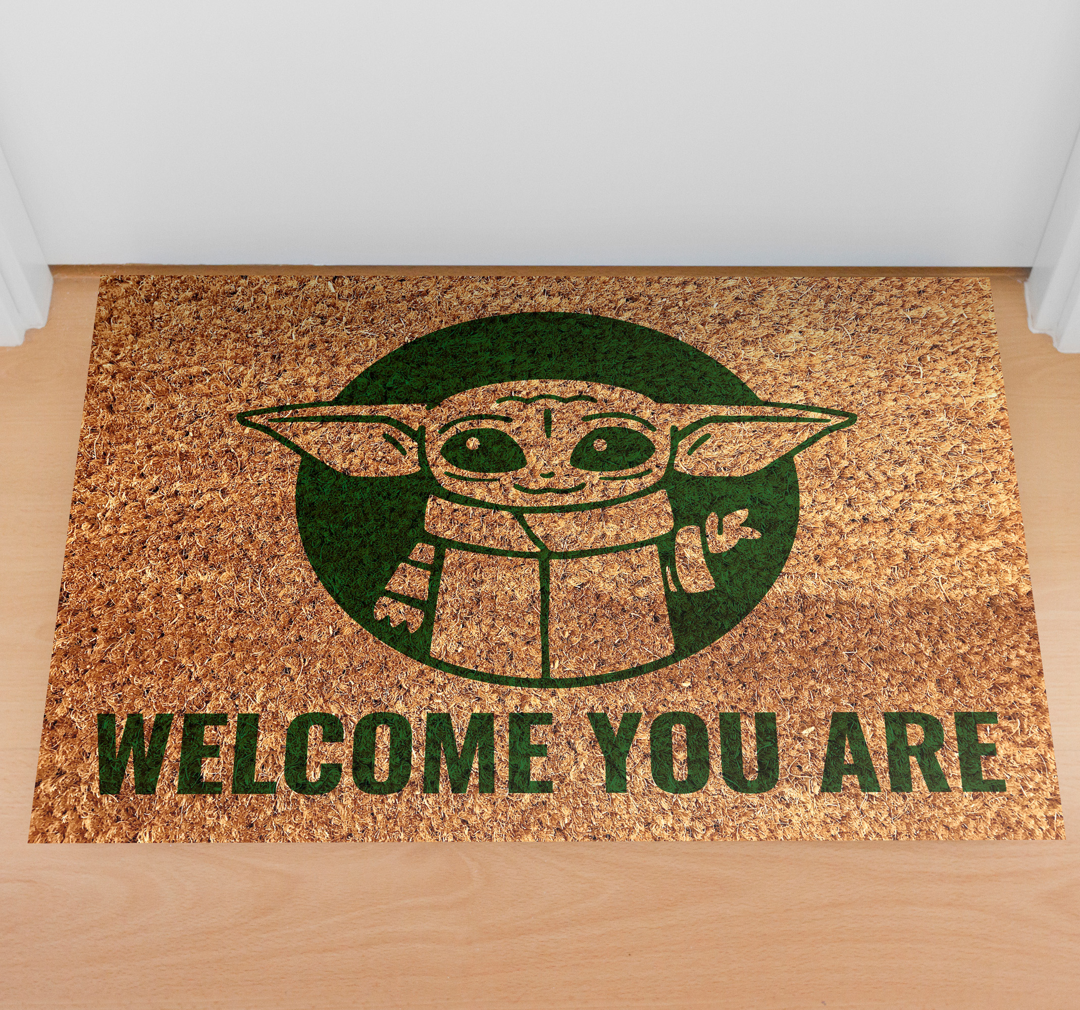 Alfombra vinílica entrada bienvenida Star Wars