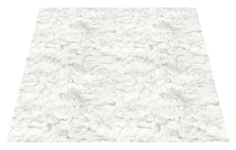 Soft texture white vinyl carpet