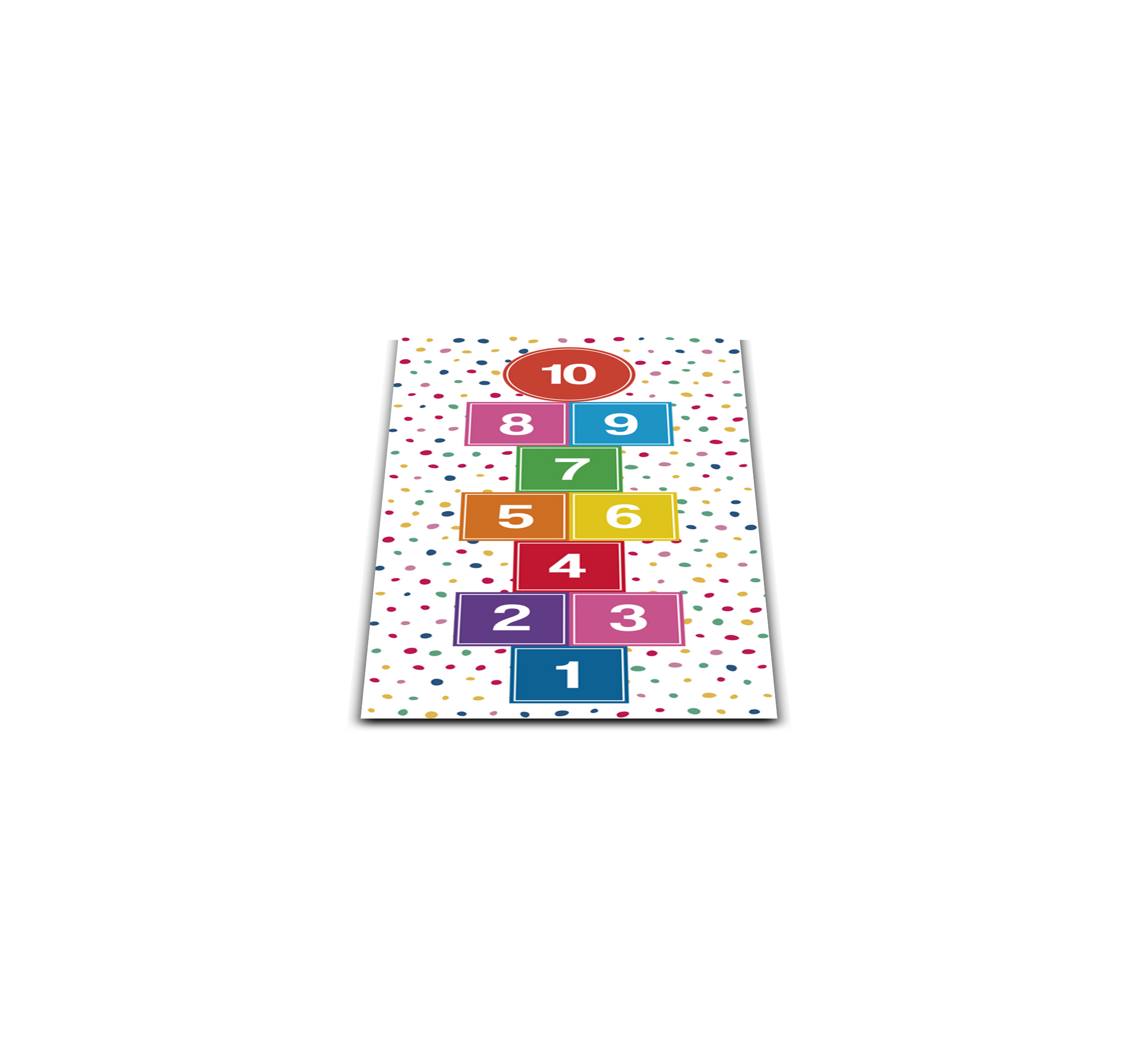 Twister game vinyl carpet - TenStickers