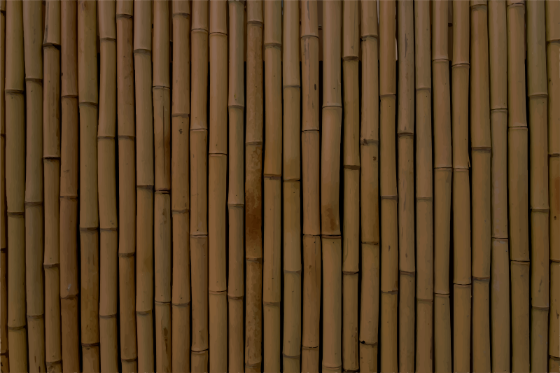 Alfombra bambú marrón oscuro natural