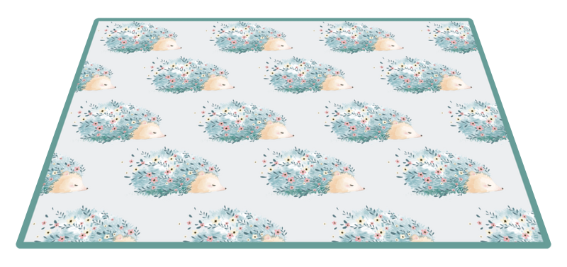 Porco-espinho arte animal tapete de vinil TenStickers. Porco-espinho arte animal tapete de vinil. Tapete de vinil animal de porco-espinho para decorar seu espaço. Um produtoincrível para mudar a aparência de qualquer espaço. é fácil de manter.