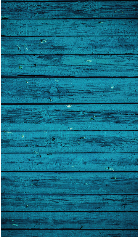 Alfombra vinilo tablones de madera azul - TenVinilo