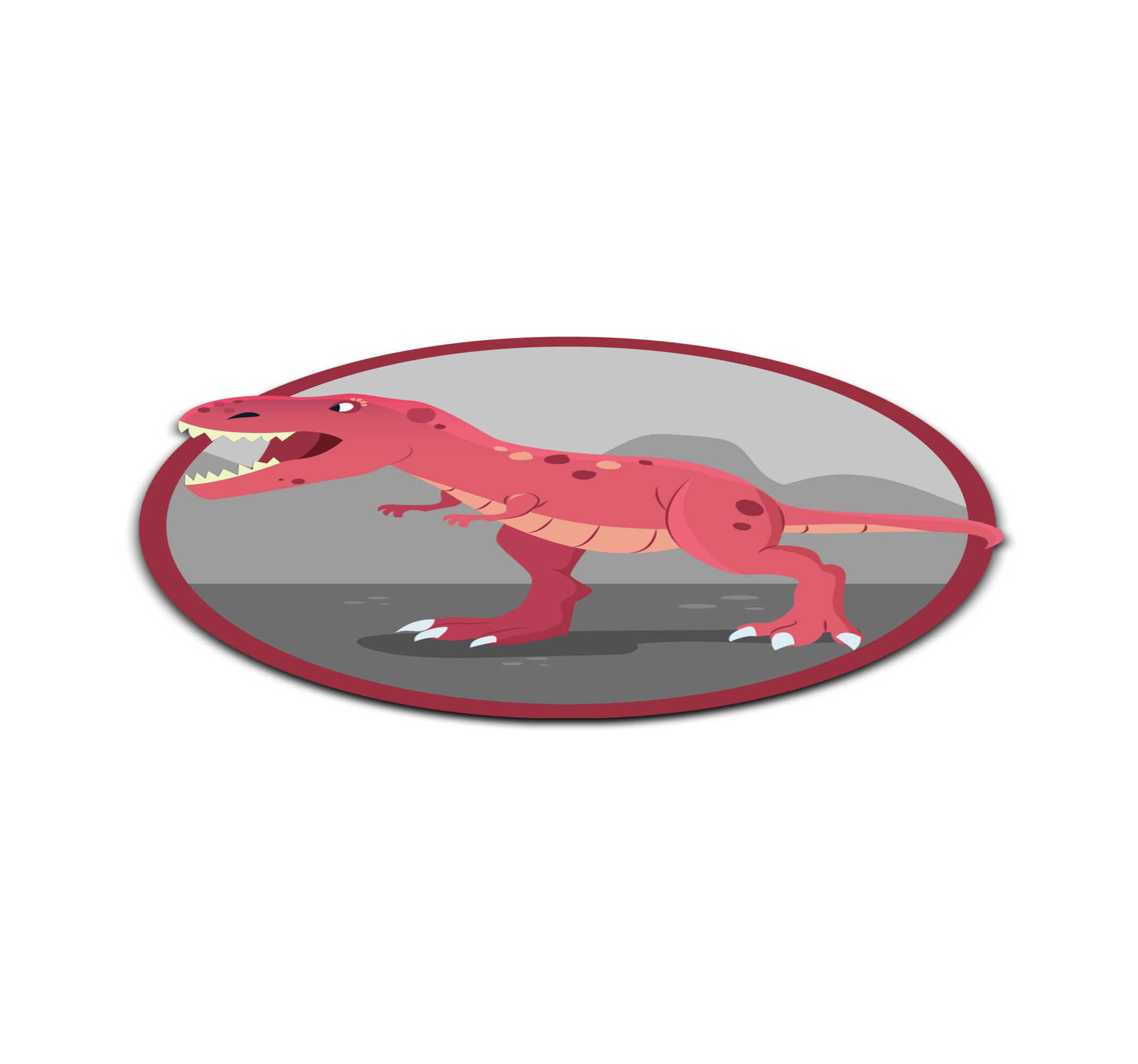 Dinossauro Rosa Em Personagem Fofo PNG , Animal, Rosa, Dinossauro