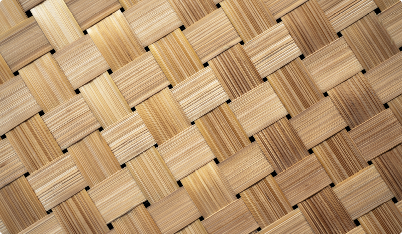 Natural Bamboo Pattern Texture Rug Tenstickers