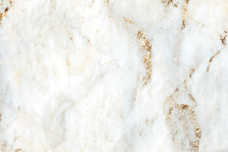 Alfombra de vinilo textura piedra Cocina de mármol blanco mate - TenVinilo