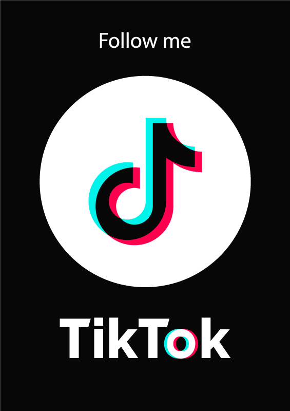 Follow me on Tiktok bespoke rugs - TenStickers