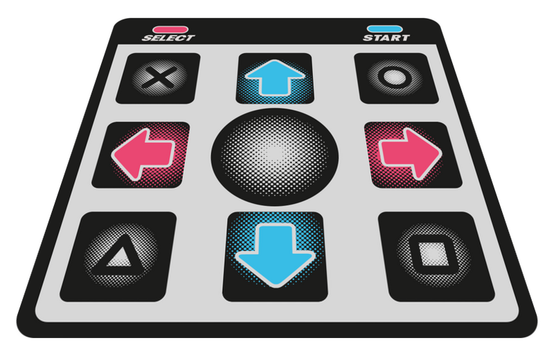 Classic Dance Mat retro rug TenStickers