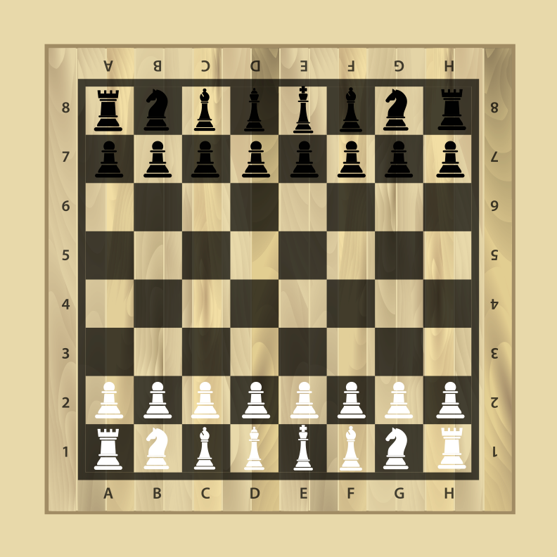 Tapete de vinil jogo de tabuleiro de xadrez - TenStickers