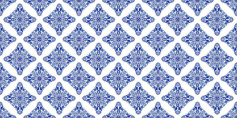 Alfombra vinílica cocina azulejos árabes