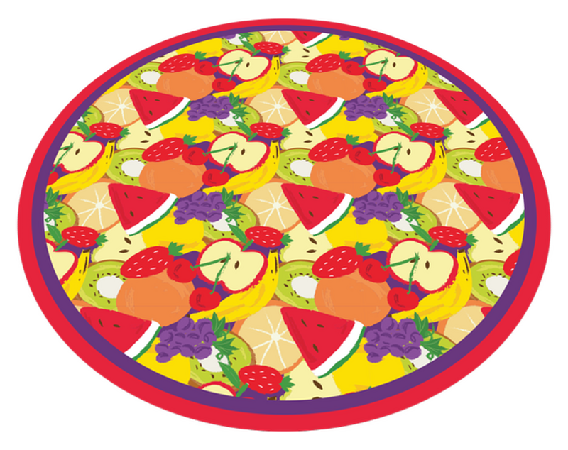 Colourful fruits pattern kitchen flooring TenStickers
