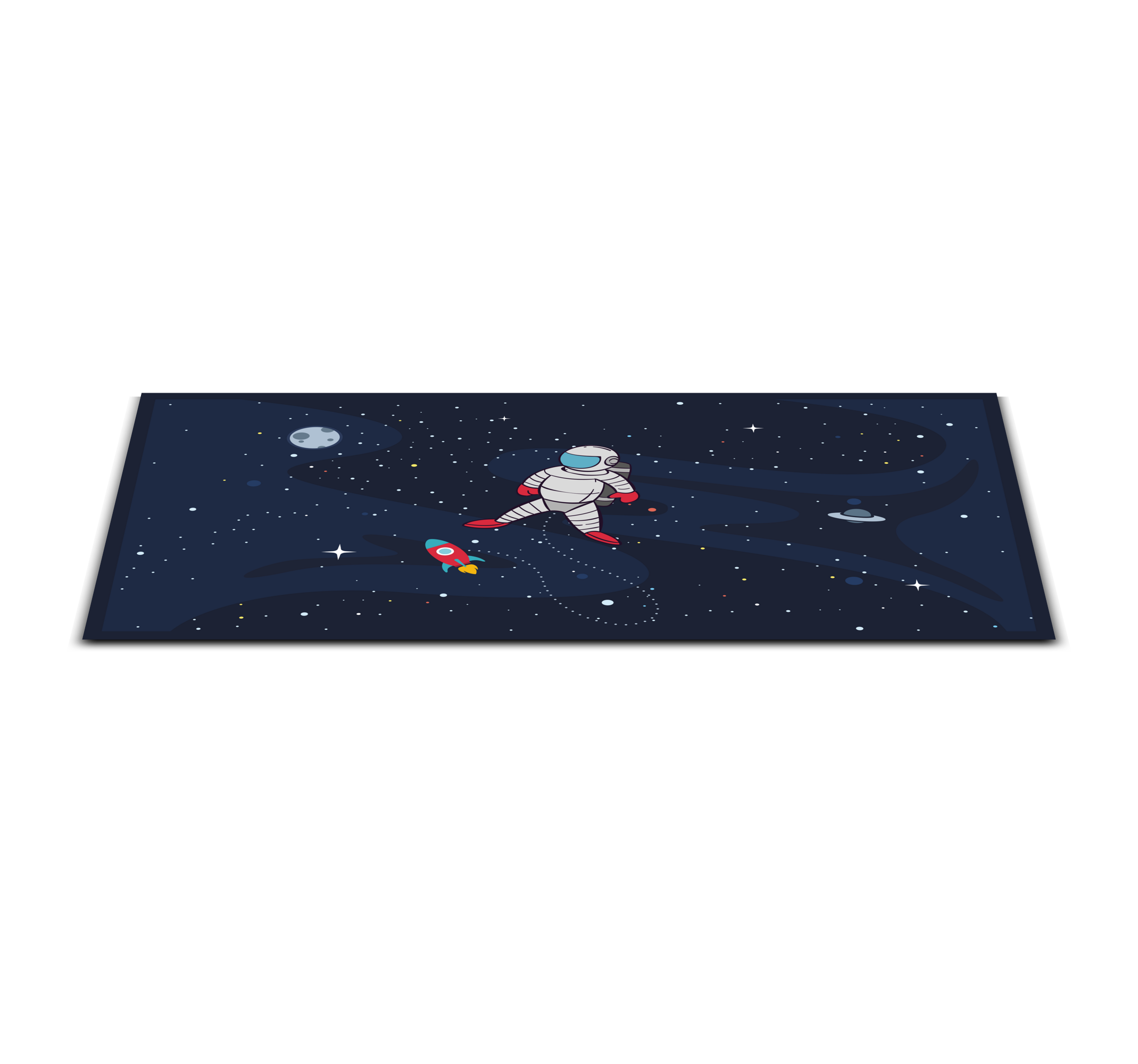 Floating Cosmonaut Spaceman Vinyl Sticker