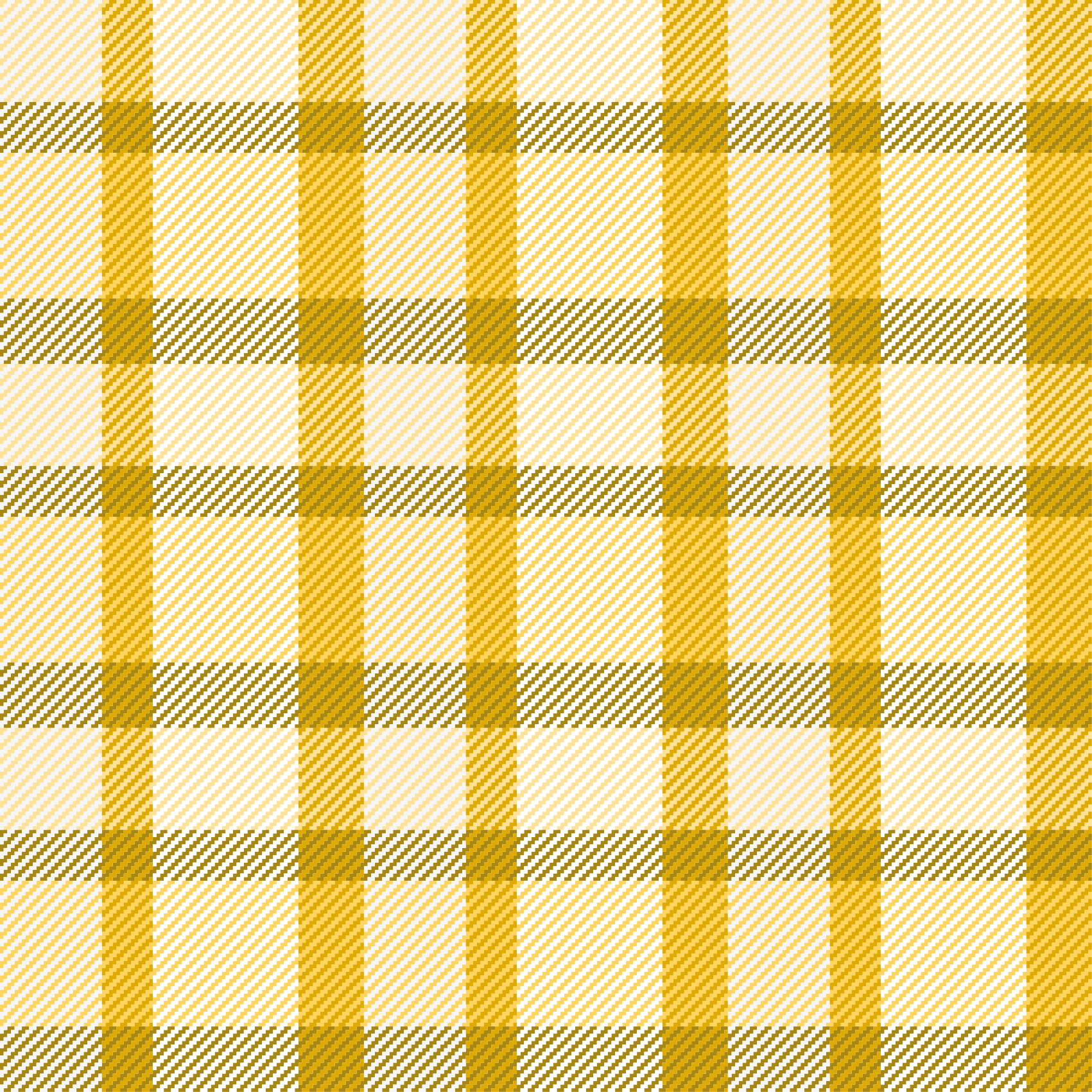 Tapete quadrado de padrão xadrez branco e amarelo - TenStickers