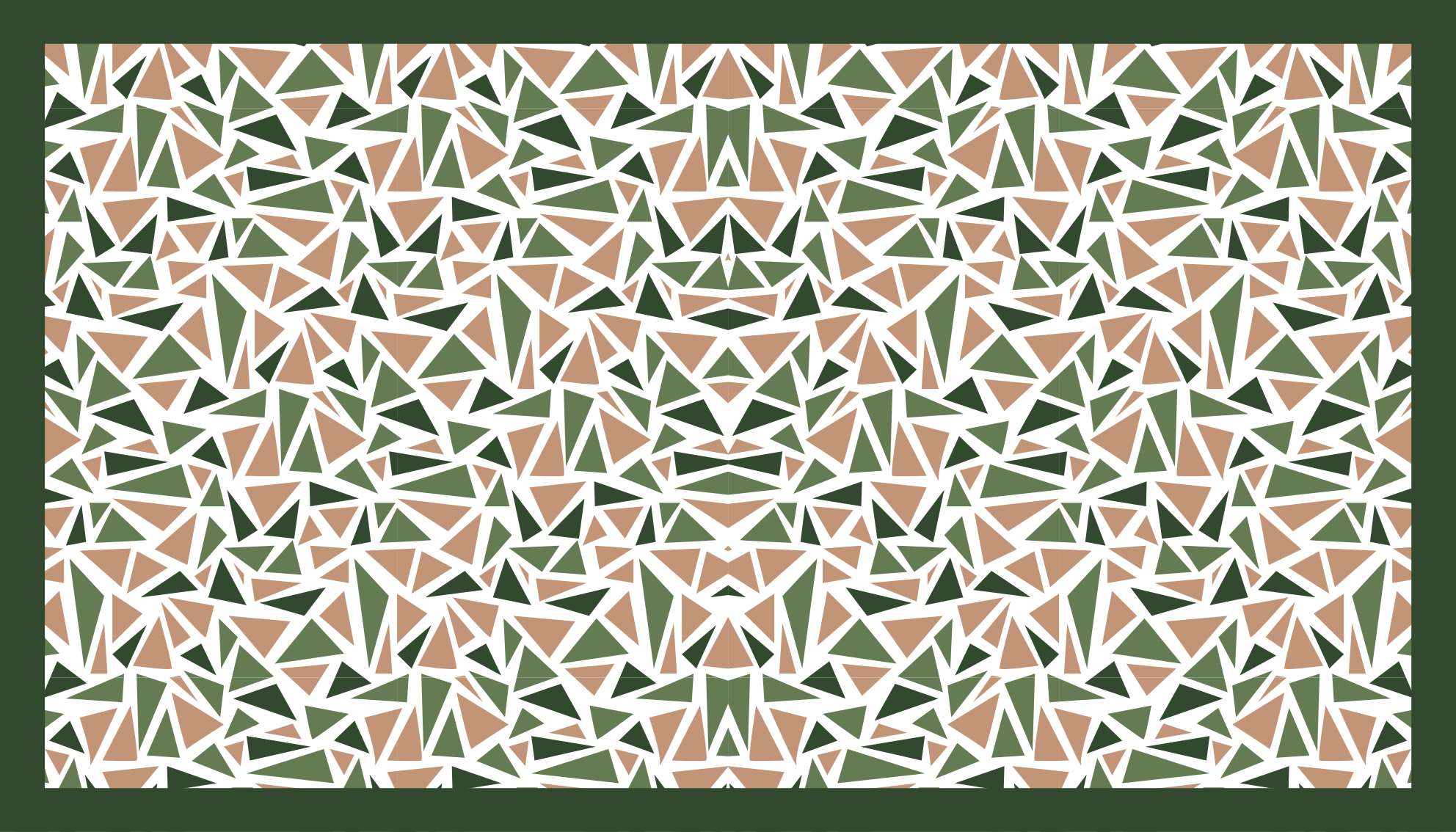 Alfombra Vinílica Mosaico Hexágonos Verde