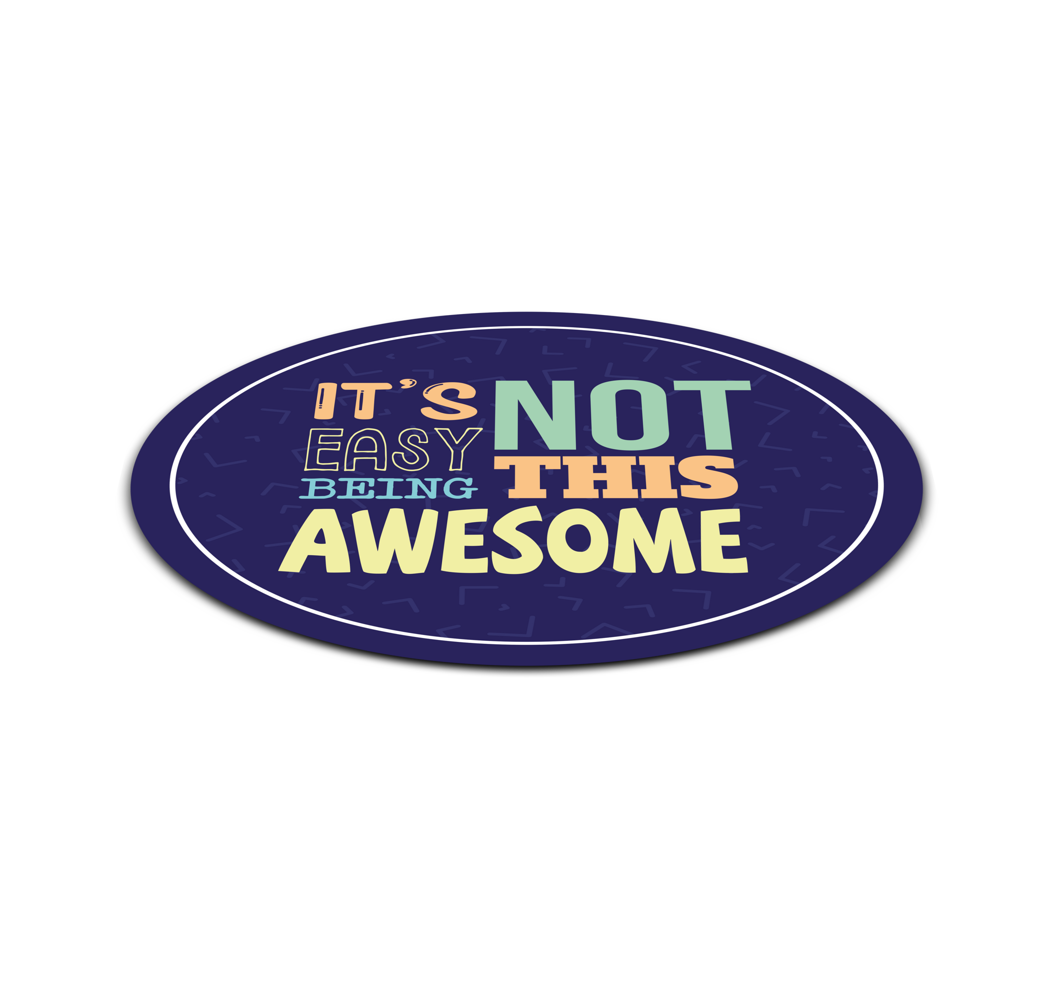 is-not-easy-being-awesome-funny-quote-bespoke-rugs-tenstickers