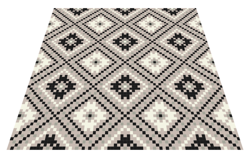 Vinylteppich Mit Zement-Effekt – Beige, 65x45 Cm, Rutschfeste Unterseite, Für Eingangsbereich