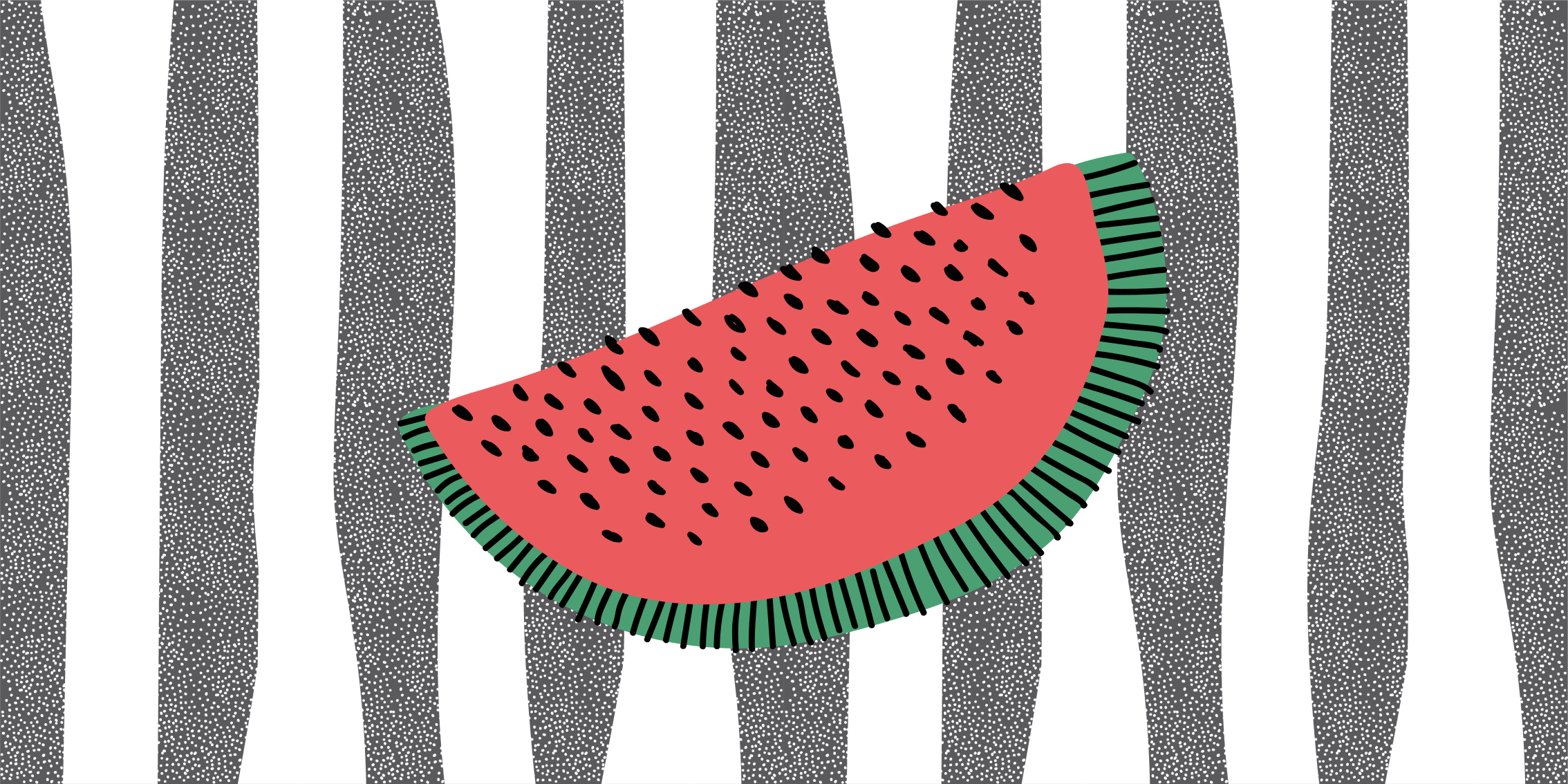 Modern Striped Kitchen Rug With Watermelon Pattern/kitchen Mat