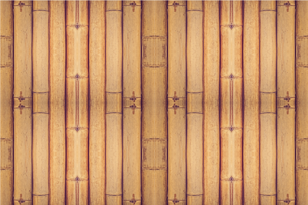 Bamboo wood texture wood effect vinyl flooring - TenStickers