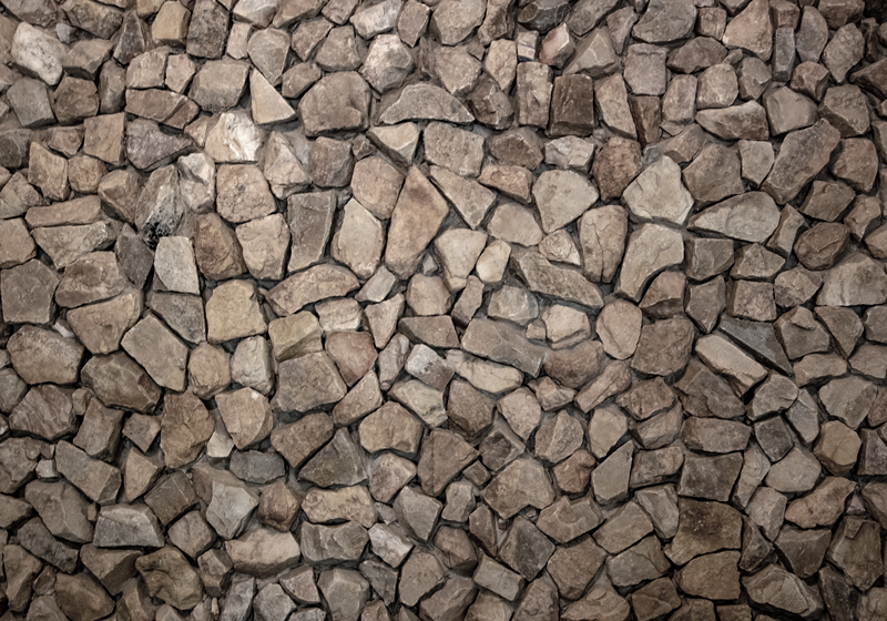 Alfombra de vinilo textura piedra Piedras 3d de estilo rústico