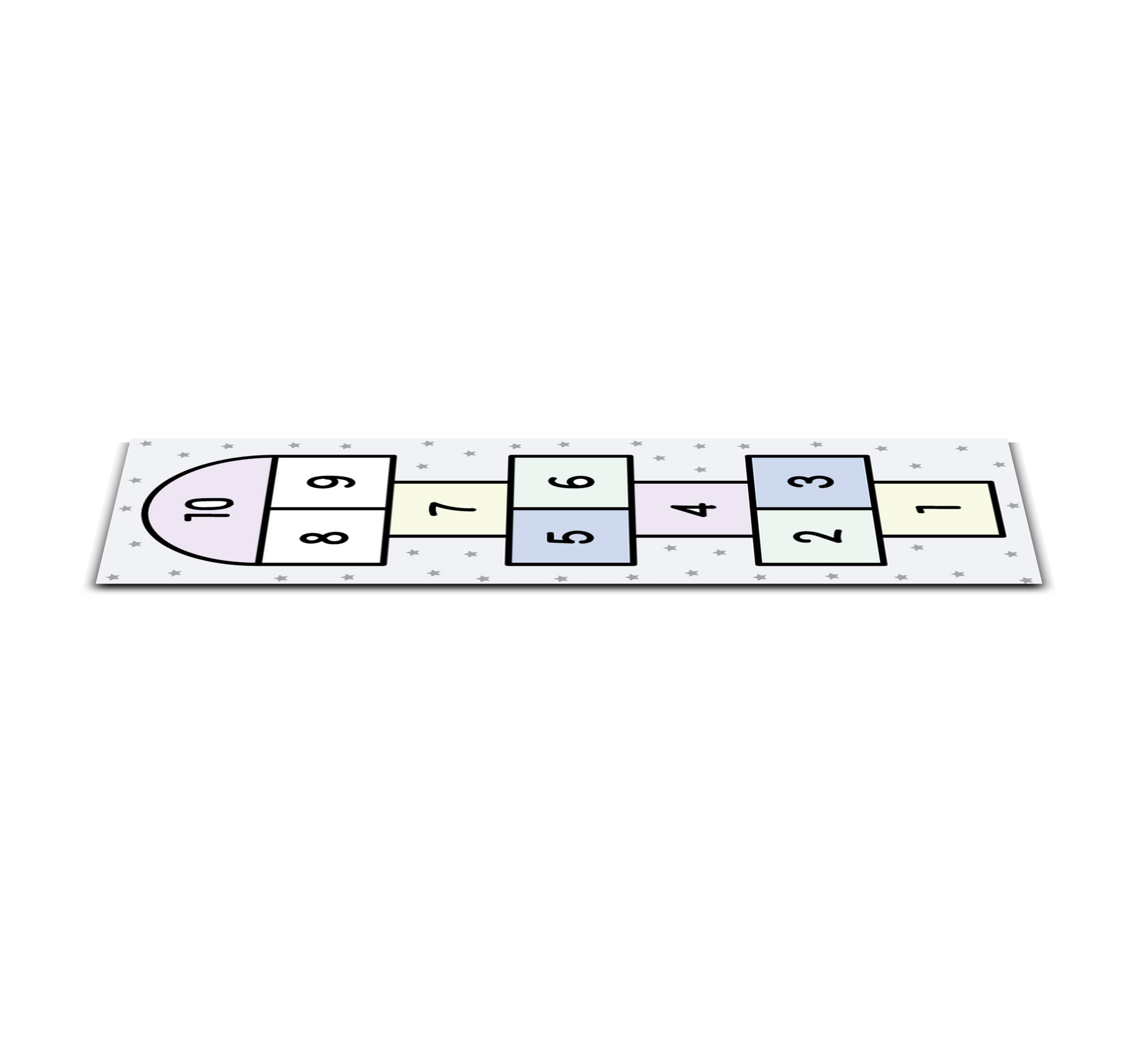 Hopscotch Play gaming vinyl rug - TenStickers