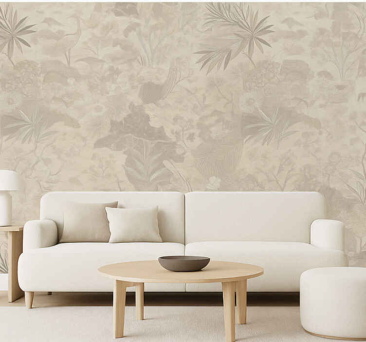 Papel tapiz para pared diseño textil - TenVinilo