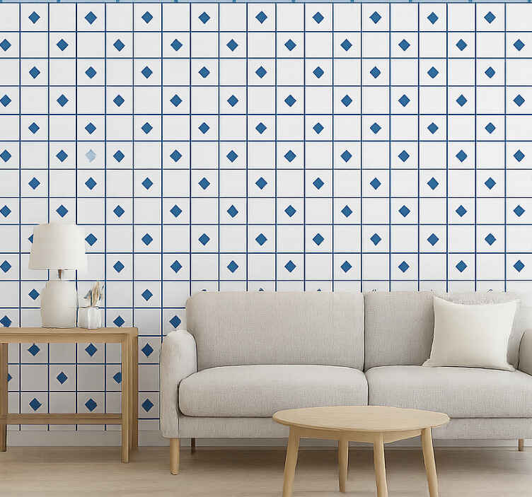 Tapeta do kuchni płytki słoneczne - TenStickers