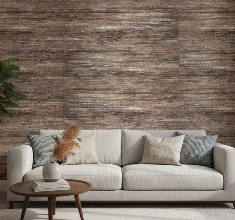 Papier peint rustique effet bois pour meubles - TenStickers