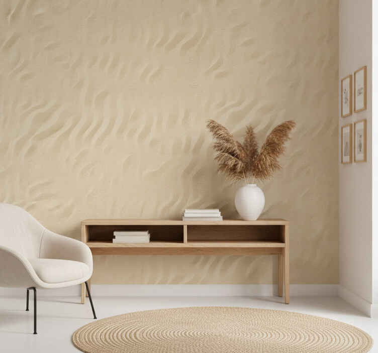 Carta da parati beige texture sabbia beige - TenStickers