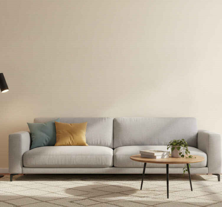 Carta da parati beige colore perla oscurante - TenStickers