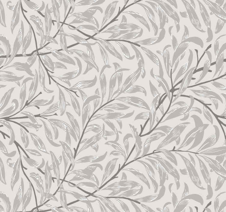 Papier peint salon adhesif deco floral gris