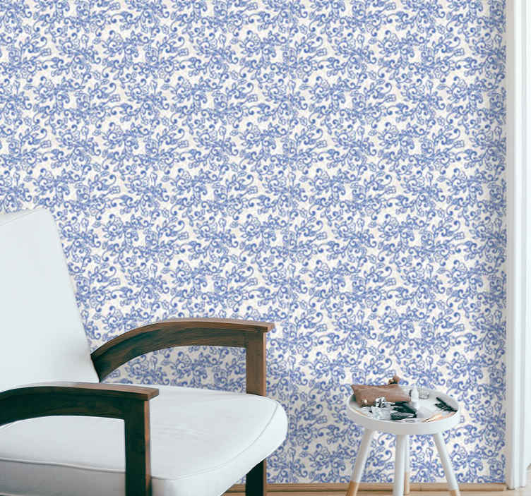 Ornamental Floral wallpaper flowery