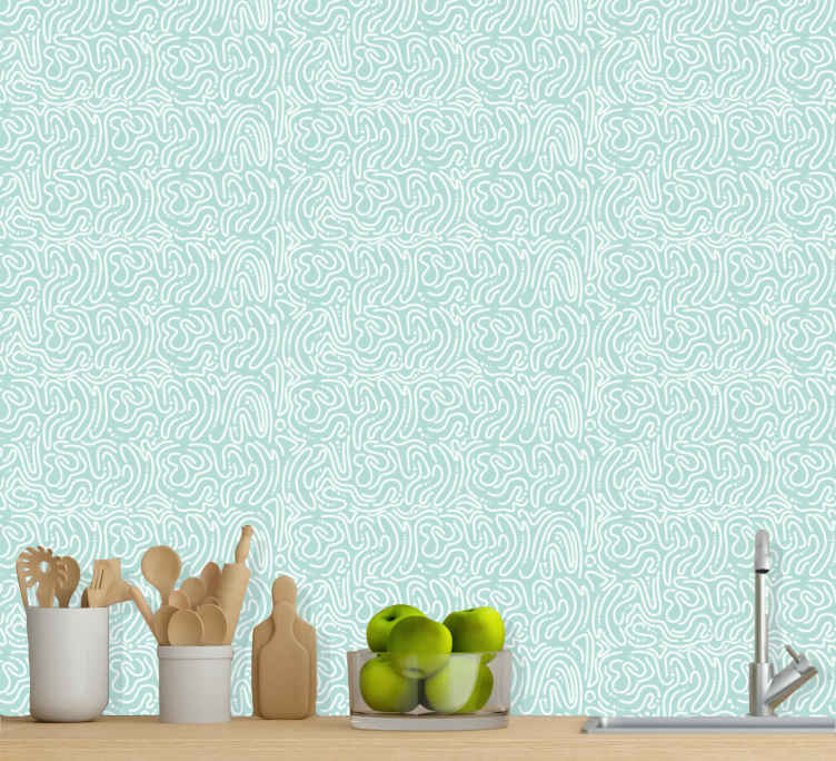 Self Adhesive Dish and glass Multicolor Background kitchen wallpaper   Paper Plane Design