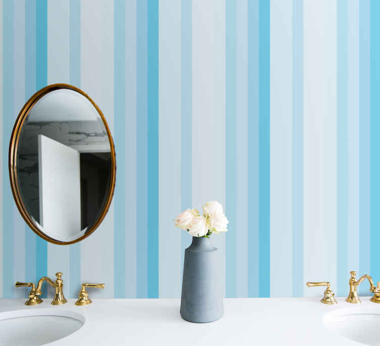 Premium Vector  Light blue striped seamless pattern wallpaper
