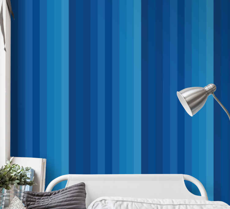 Medium Stripe by Galerie  Navy  Wallpaper  Wallpaper Direct