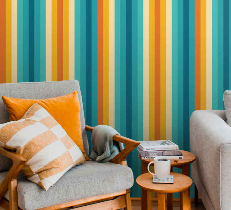 Buy Green Stripes Wallpaper for Walls 3 D Wall Paper Roll Feature Vertical  Striped Papel De Parede Wall Papers Home Decor B Online at desertcartINDIA