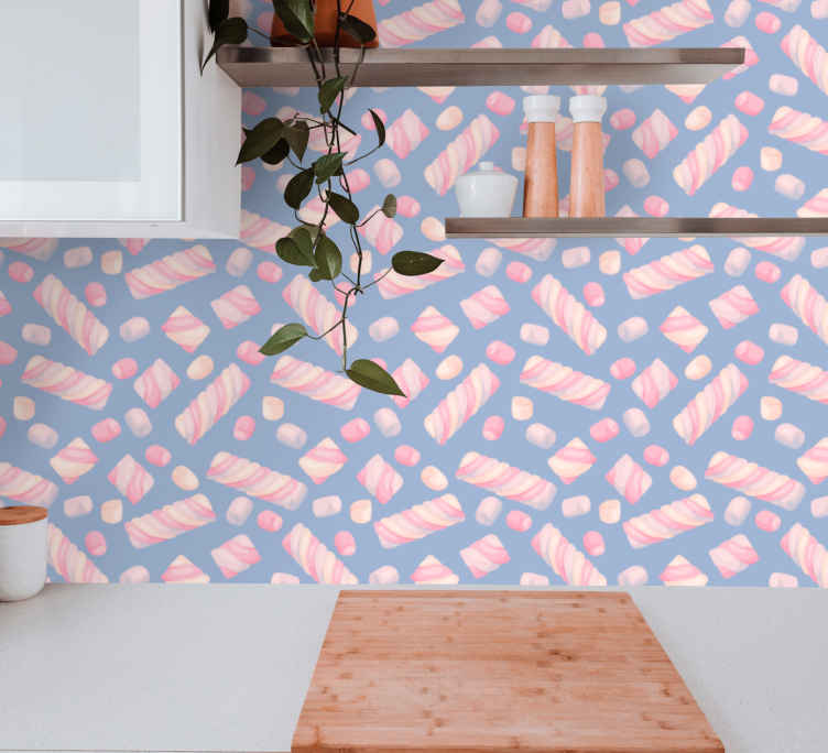 Carta da parati salotto Chamallow