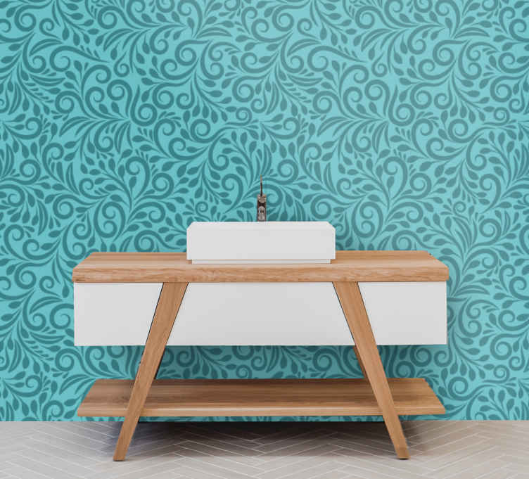 Carta parati vintage Fiori d'epoca