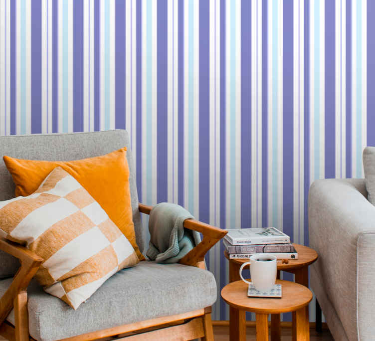 Buy Modern Fashion Horizontal White Blue Striped Wallpaper for Living Room  Bedroom Online at Low Prices in India  Amazonin