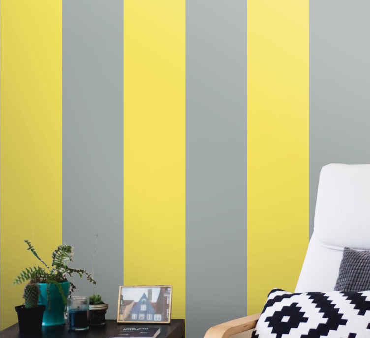 CRIMSON DECORS Yellow and White Stripes SELF Adhesive Wallpaper for Living  Room Hall Bed Room Peel and Stick Vinyl Wallpaper  20045CM  9SQ FT  Approx  Amazonin Home Improvement