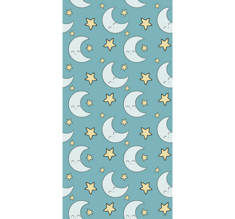 PAPEL PINTADO INFANTIL ESTRELLAS Y LUNAS 9002-50 - Papel & Deco