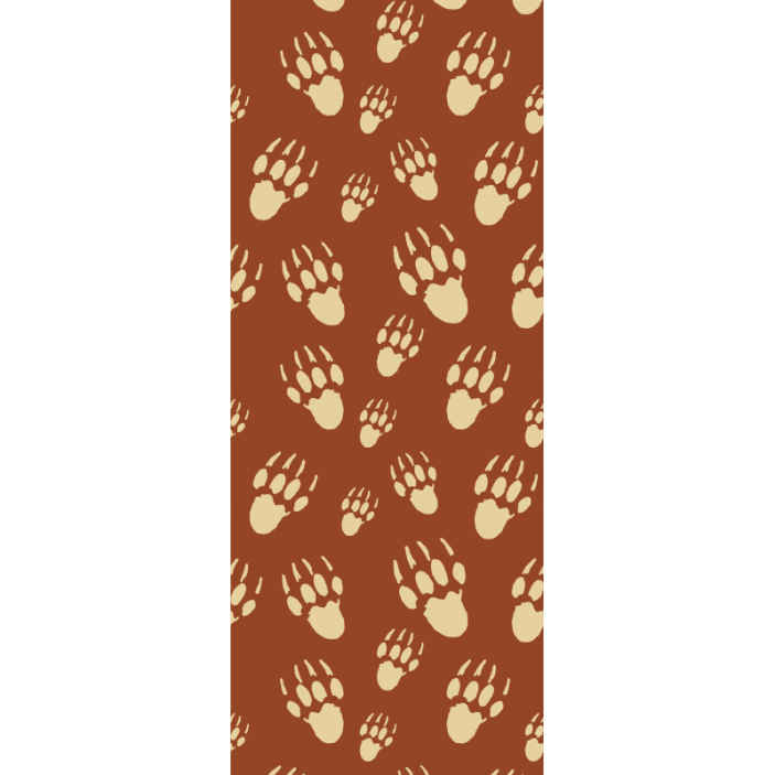 Tapete Tiere igel-orange-drucke - TenStickers
