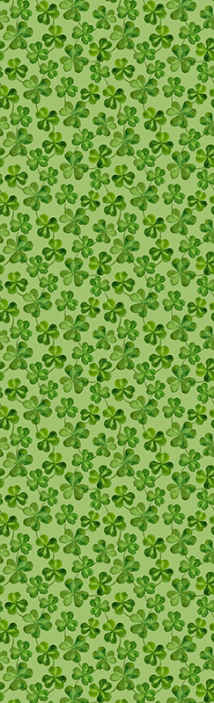 Leaf clover pattern Nature Wallpaper - TenStickers
