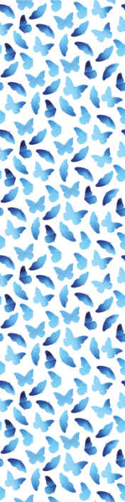 Painted butterflies Wallpaper - TenStickers