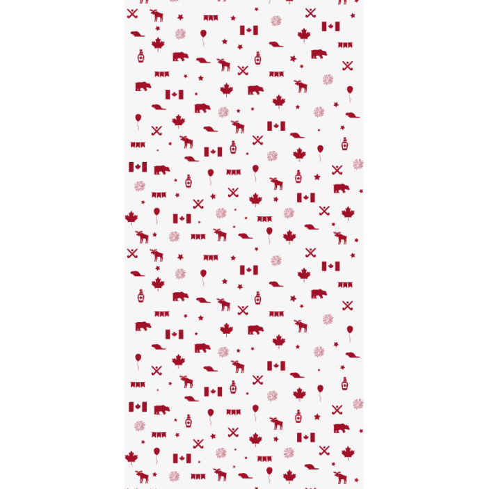 Symbols of Canada Dining Room Wallpaper - TenStickers