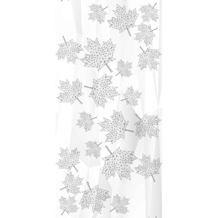 Geometric Canadian leaf Wedding Wallpaper - TenStickers