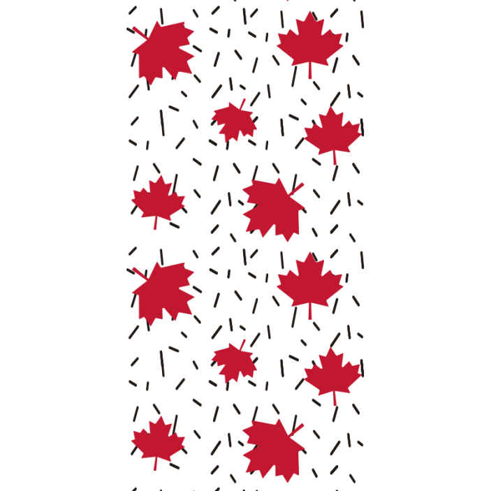 Papier peint chambre ado  de feuilles canadiennes - TenStickers