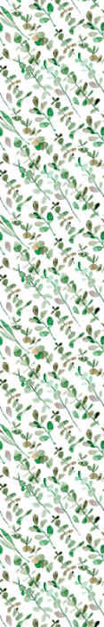 Papier peint feuillage motif de verdure délicat - TenStickers