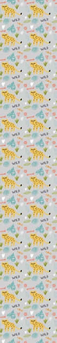 Safari Motif Ensemble cute animal wallpaper - TenStickers